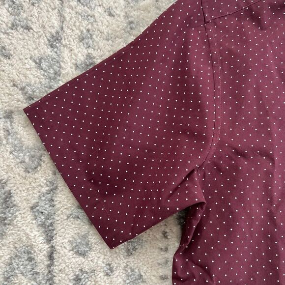 Men’s Topman Maroon Button Down Shirt - Picture 4 of 4